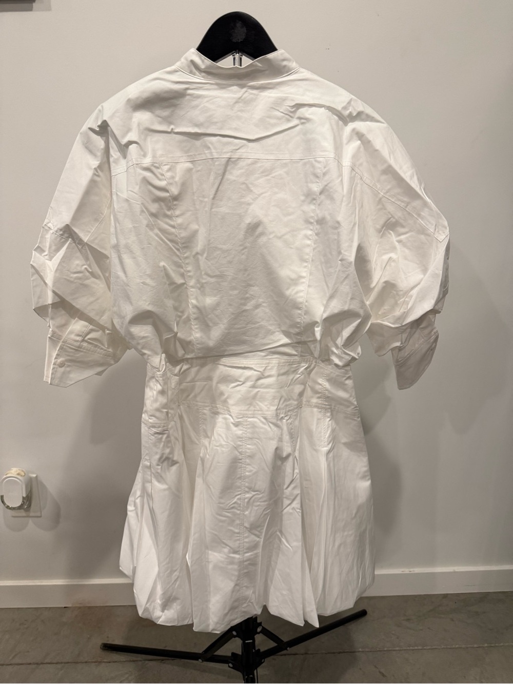 SIMKHAI White Effie Bubble Dress - Picture 6 of 7